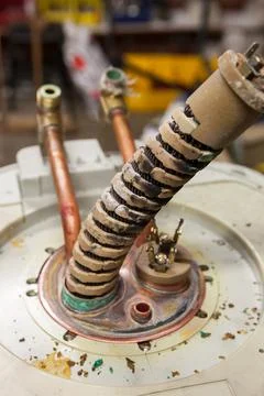 Water boiler heating element Foto stock