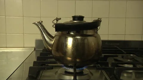 Water boiler kettle Stock Footage 8990472