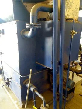 Water Boiler Setup in a Facility During Mid-Day Operations in a Utility Area Stock Photos