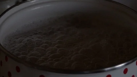 Water boiling 250FPS Stock Footage 92455941
