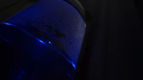 Water boiling in electric kettle Stock Footage 101670359