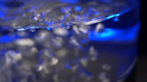 Water boiling in electric kettle Stock Footage 101670369