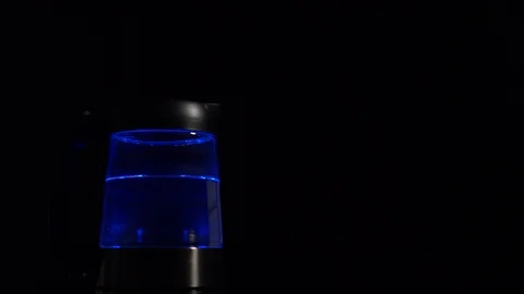 Water boiling in electric kettle Stock Footage 101670437