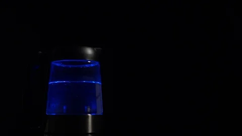 Water boiling in electric kettle Stock Footage 101670451