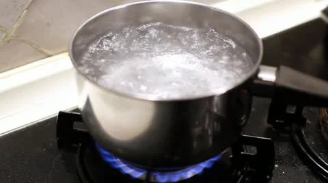Water boiling Stock Footage 20619710