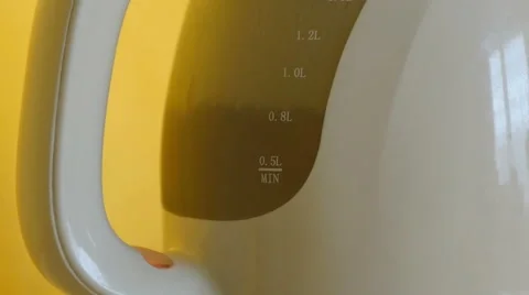 Water Is Boiling In the Kettle Stock Footage 42648252