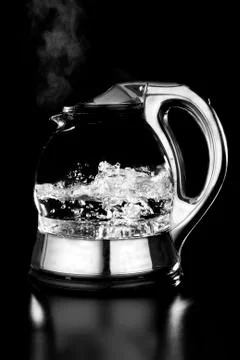 Water boiling Stock Photos