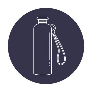 Water bottle icon Stock Illustration