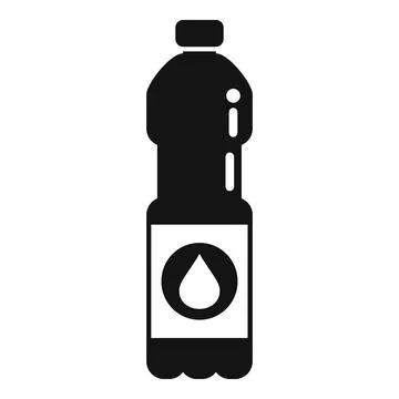 Water bottle icon simple vector. Sport healthy 스톡 일러스트