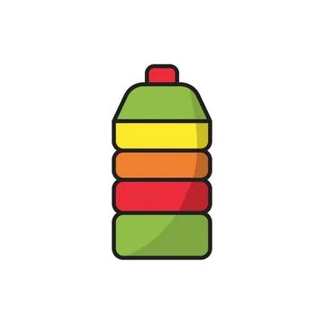 Water bottle icon vector design templates Stock Illustration