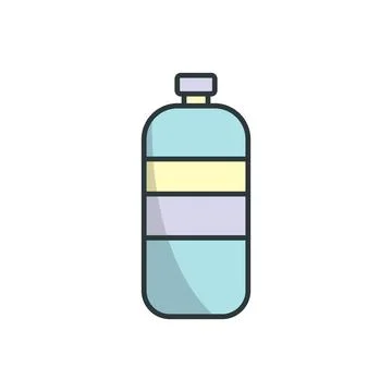 Water bottle icon vector design templates Stock Illustration