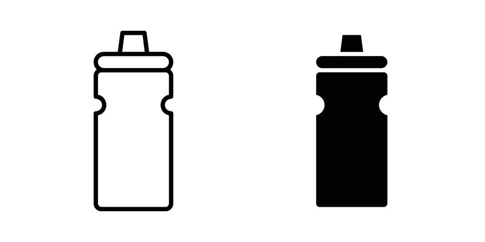 Water bottle icon vector design. EPS10 Stock Illustration
