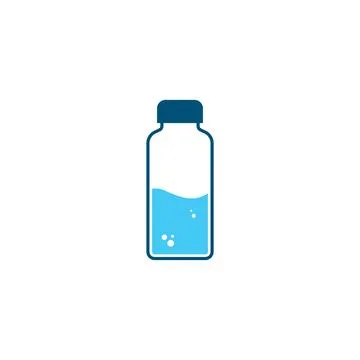 Water bottle icon vector illustration design Stock Illustration
