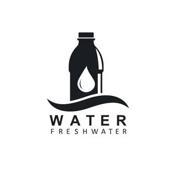 Water bottle icon vector illustration concept  design Stock Illustration