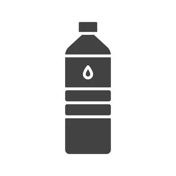 Water Bottle icon vector image. Stock Illustration