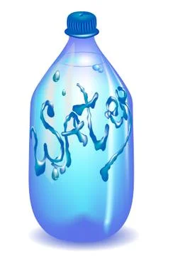 Water bottle Stock Illustration