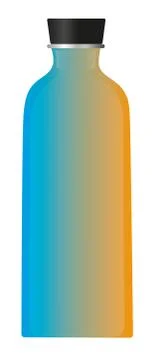 Water bottle Stock Illustration