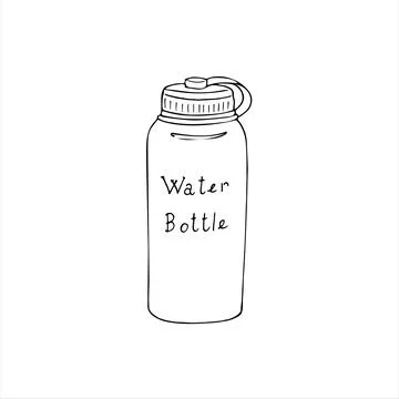 Water bottle Stock Illustration