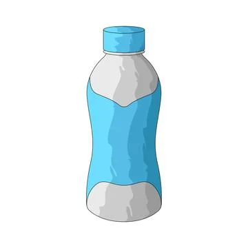 Water Bottle illustration Illustrazione stock