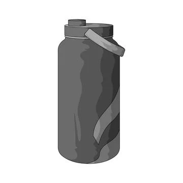 Water Bottle illustration Illustrazione stock