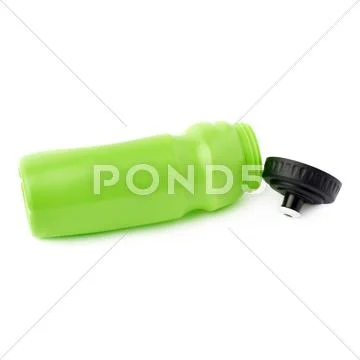 Water bottle isolated over the white background Stock Photos