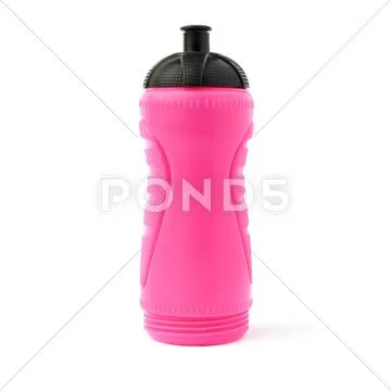 Water bottle isolated over the white background Stock Photos
