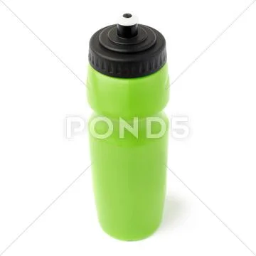 Water bottle isolated over the white background Stock Photos