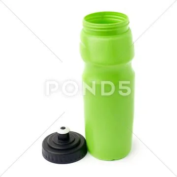 Water bottle isolated over the white background Stock Photos