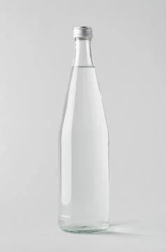 Water Bottle Mock-Up Stock Photos