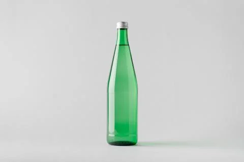Water Bottle Mock-Up Stock Photos