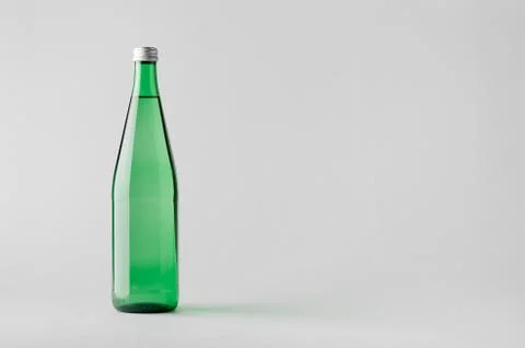 Water Bottle Mock-Up Stock Photos