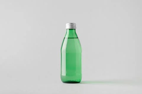 Water Bottle Mock-Up Stock Photos