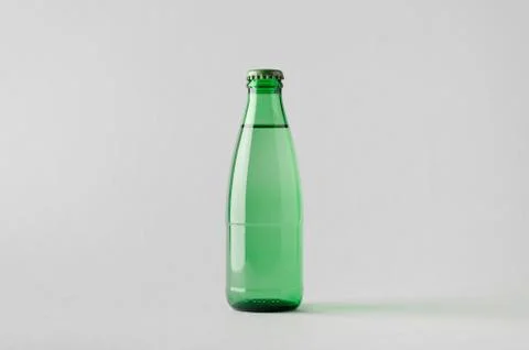 Water Bottle Mock-Up Stock Photos