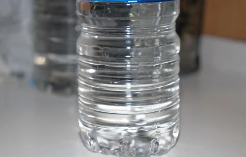 Water in bottle. Stock Photos