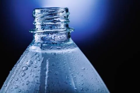 Water bottle of plastic Stock Photos