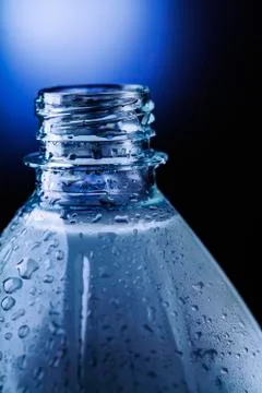 Water bottle of plastic Stock Photos