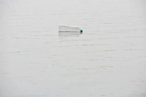 Water bottle pollution . Foto stock