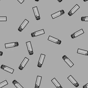 Water bottle titanium vector seamless pattern Stock Illustration