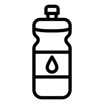 Water bottle Vector Icon Design Illustration Illustrazione stock