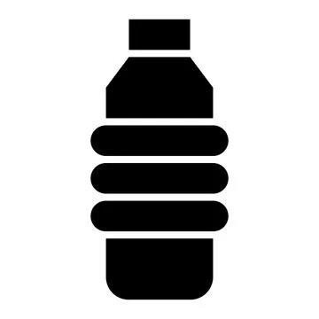 Water bottle Vector Icon Design Illustration Stock Illustration