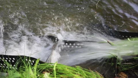 Water breakthrough Stock Footage 253500694