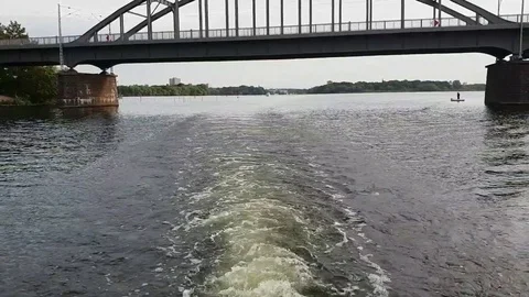 Water bridge Stock Footage 95894304