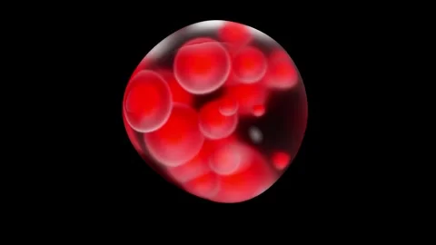 Water bubble element animation. Stock Footage 265125056