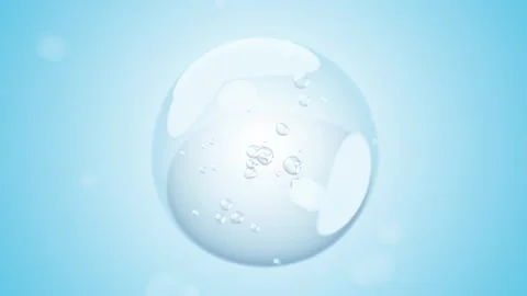 Water bubble element Animation Seamless loop. Stock Footage 269454084