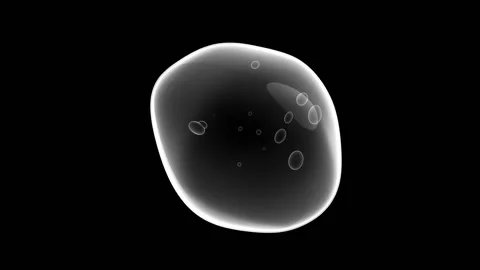 Water bubble element seamless looping animation. Stock Footage 303139732