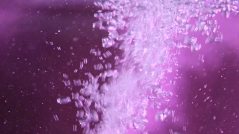 Water bubble, purple bacground Stock Footage 226584767
