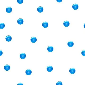 Water bubble seamless pattern background, vector イラスト素材