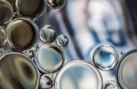 Water bubbles abstract Stock Photos