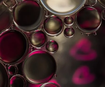 Water bubbles abstract Stock Photos