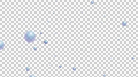 Water bubbles on alpha - fast - high density Stockbeeldmateriaal 51801439